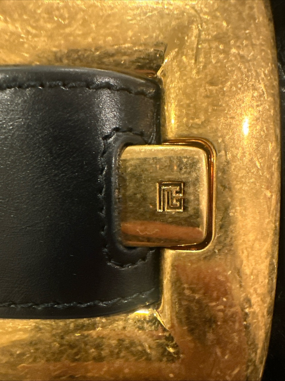 Balmain Mini Anthem Bag In Shearling - Picture 7 of 10